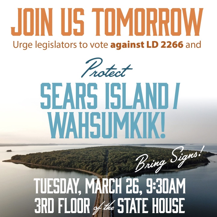 Event: 3/26, Augusta, State House, 3rd Floor,&nbsp;9:30am